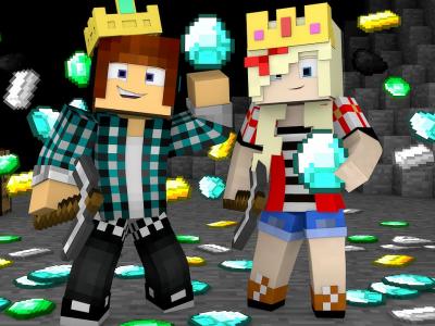 imagem mostra cena do  jogo minecraft