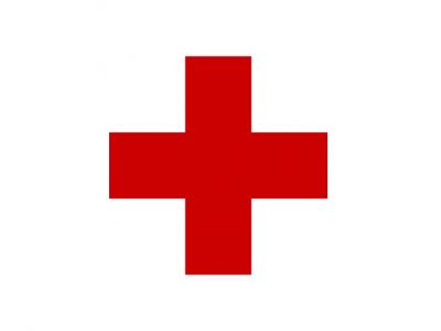 Imagem mostra cruz vermelha