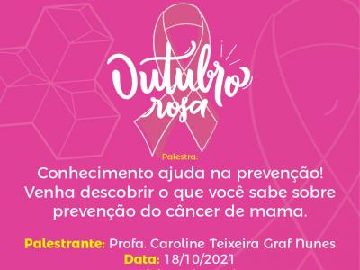 Palestra discute a importância da prevenção ao câncer de mama