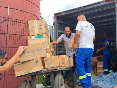 A campanha Trote Legal apoiou o município com arrecadação de donativos para as vítimas das chuvas 