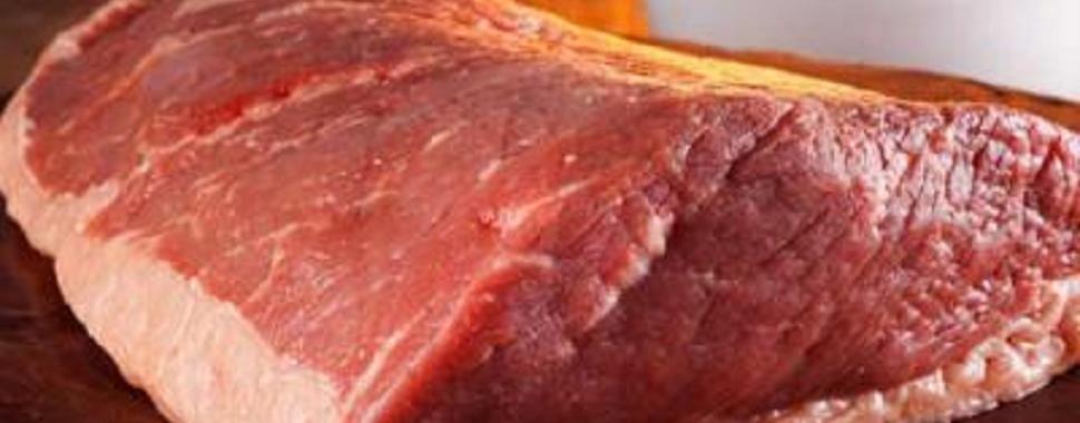 Imagem mostra pedaço de carne brasileira 